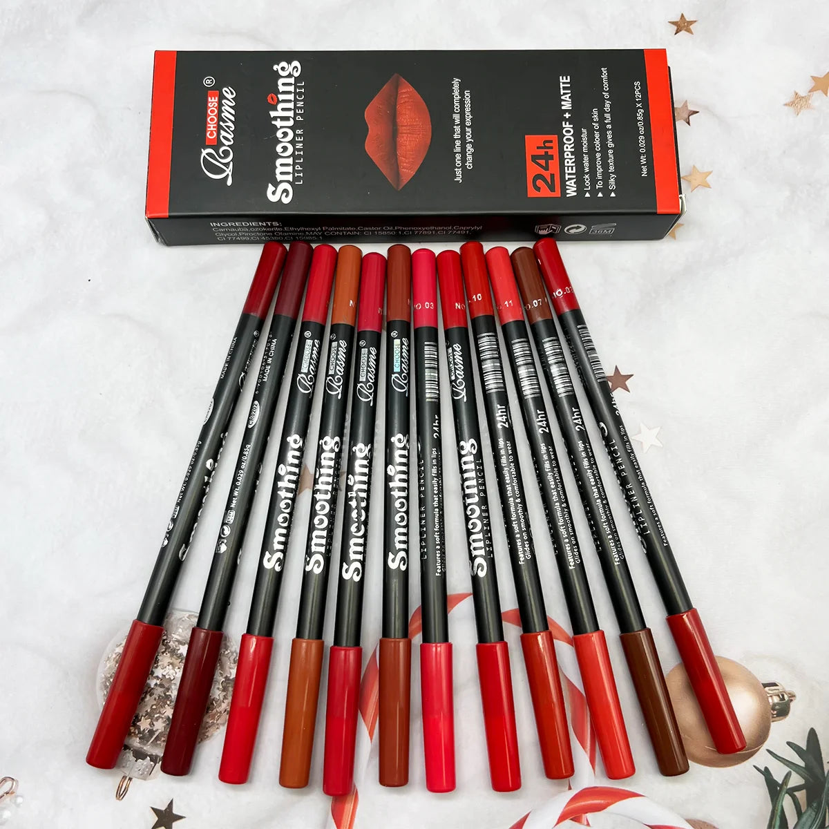AureX™ VelvetLuxe Lip Set (12-Piece)