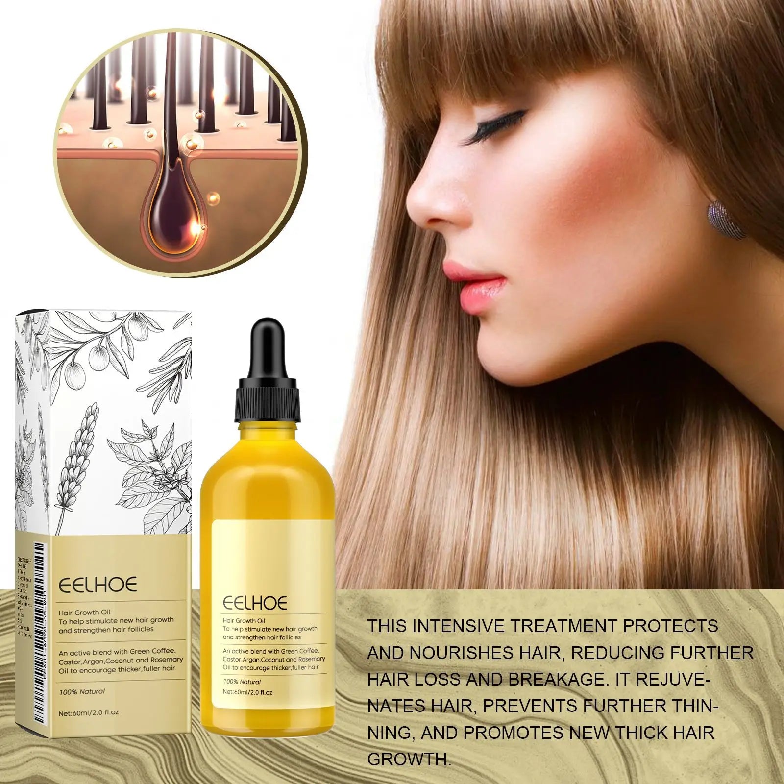 AureX™ Rosemary Hair Growth Oil