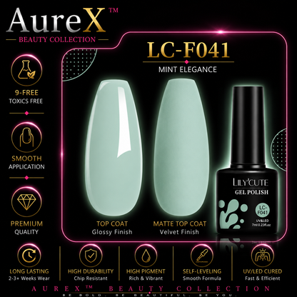 AureX™ 129-Color Gel Nail Set