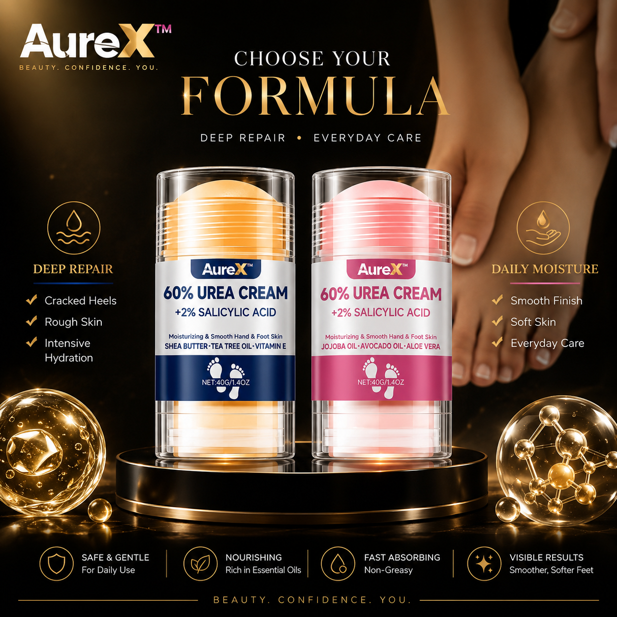 AureX™ Urea Foot Repair Stick