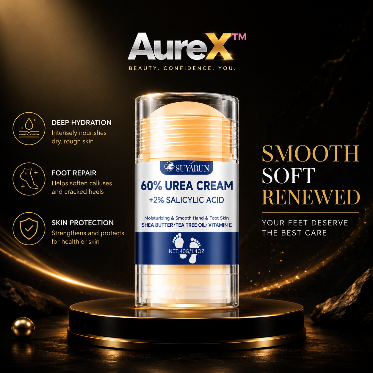 AureX™ Urea Foot Repair Stick