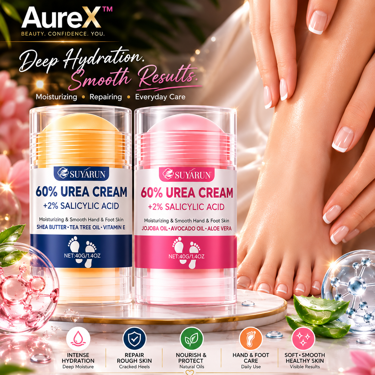 AureX™ Urea Foot Repair Stick