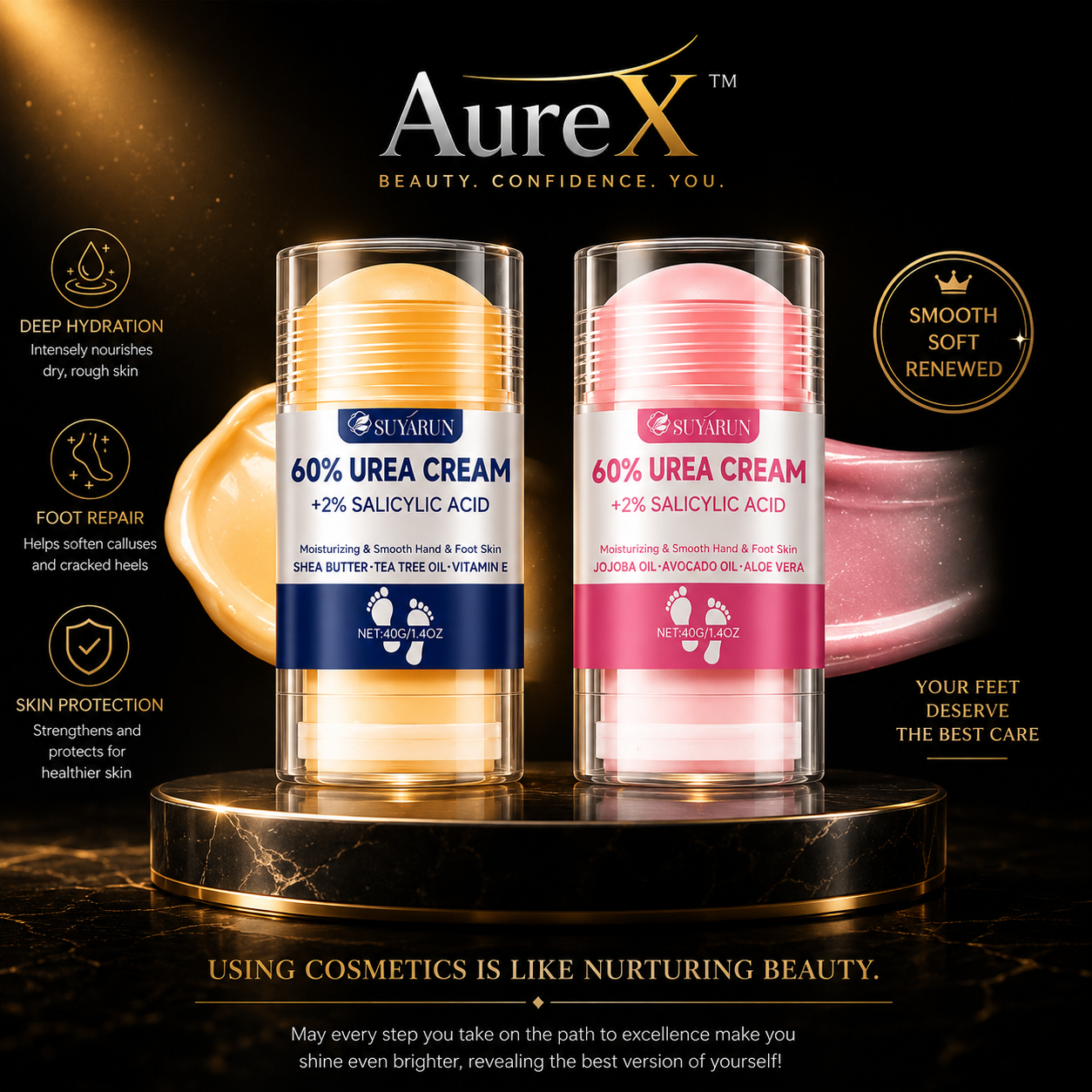 AureX™ Urea Foot Repair Stick