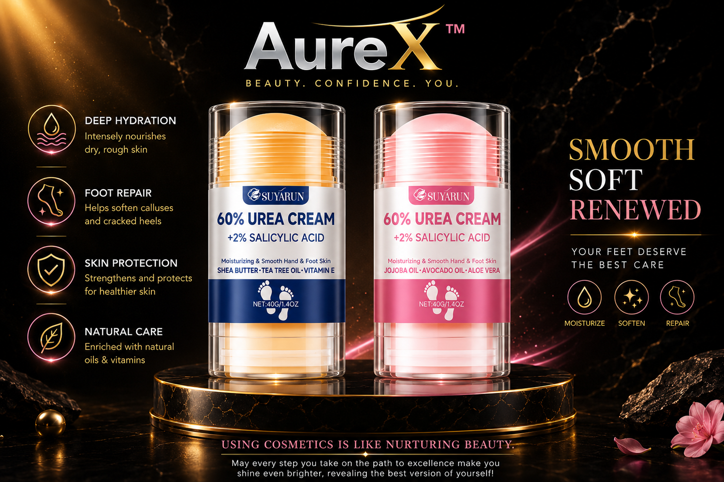 AureX™ Urea Foot Repair Stick