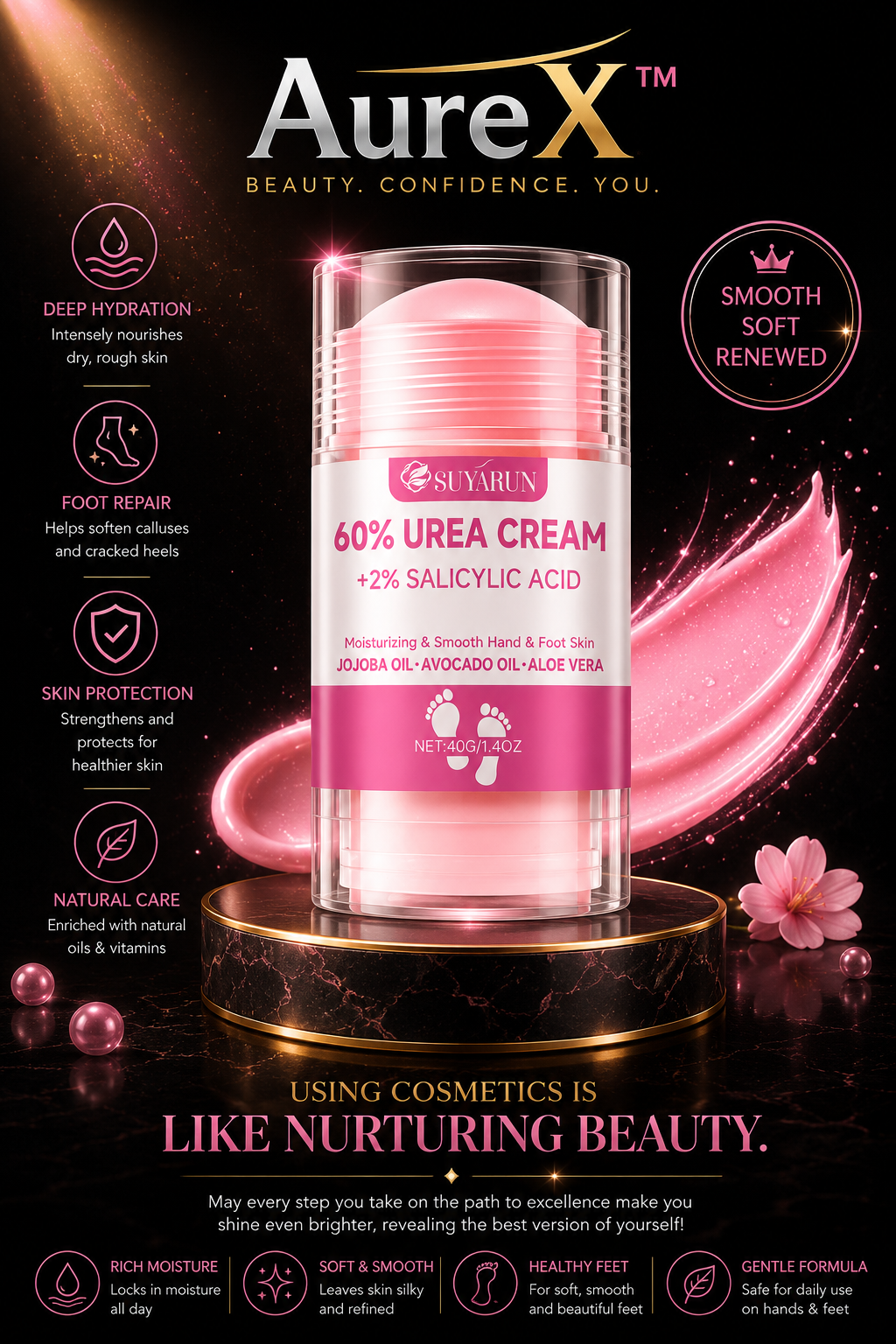 AureX™ Urea Foot Repair Stick