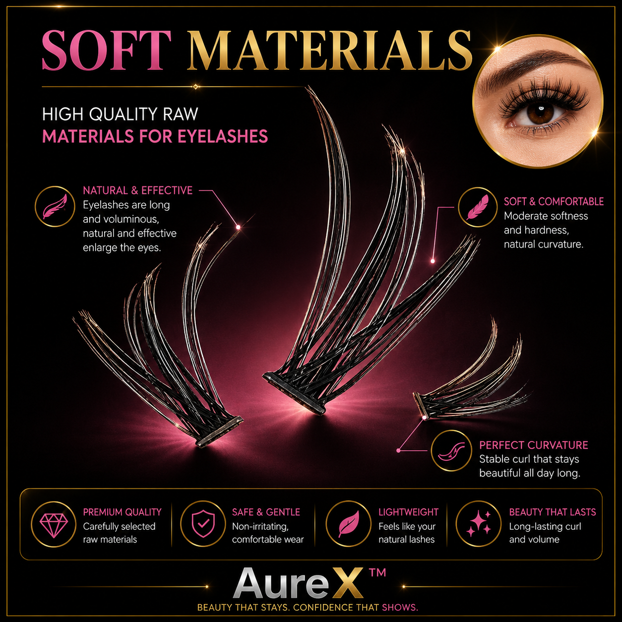 AureX™ DIY Lash Extension Kit – 200pcs