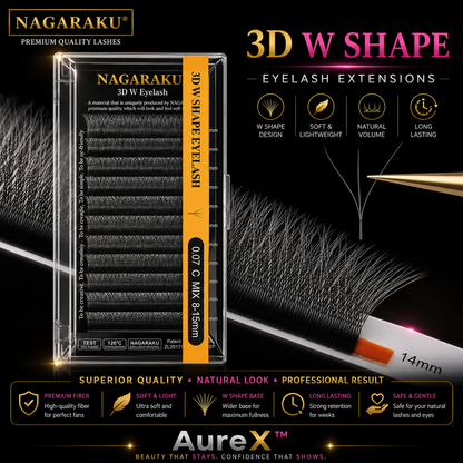 AureX™ Bloom 3D–6D Premade Lash Fans