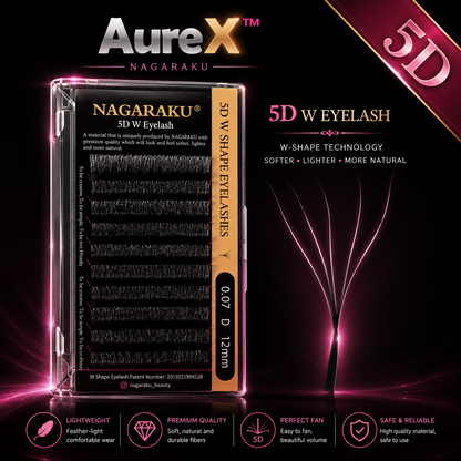 AureX™ Bloom 3D–6D Premade Lash Fans