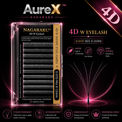AureX™ Bloom 3D–6D Premade Lash Fans