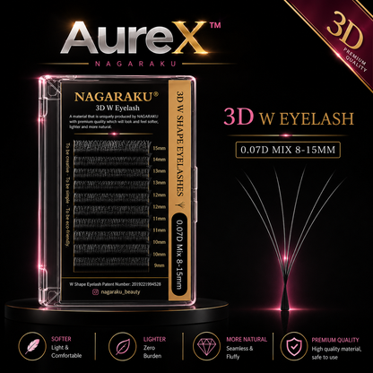 AureX™ Bloom 3D–6D Premade Lash Fans