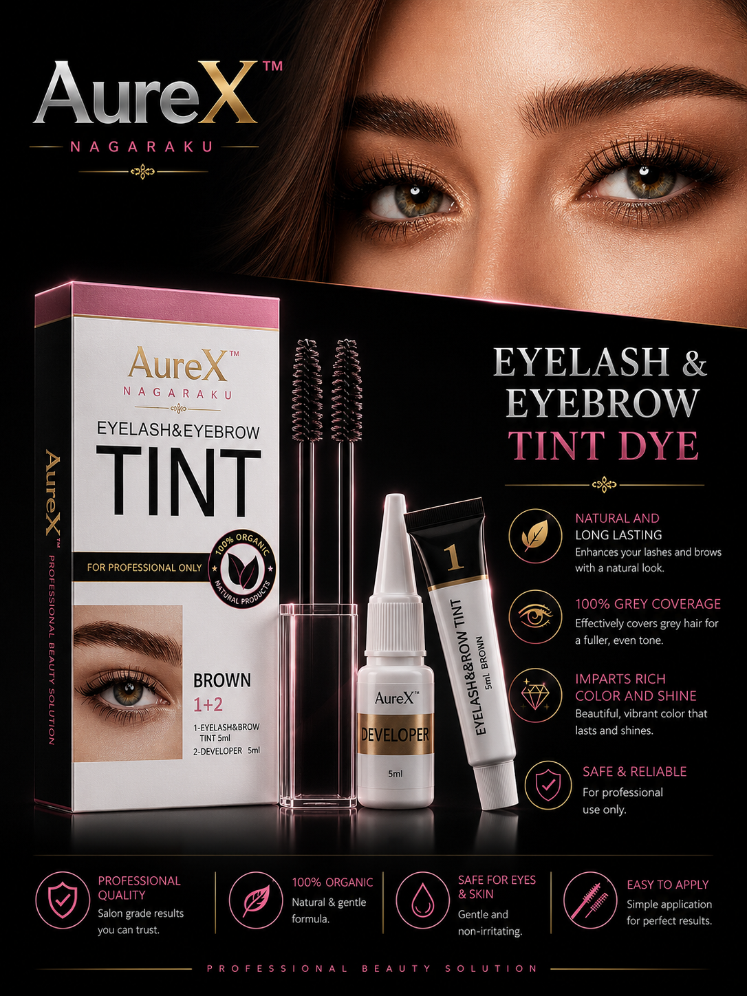 AureX™ Brow & Lash Tint Kit