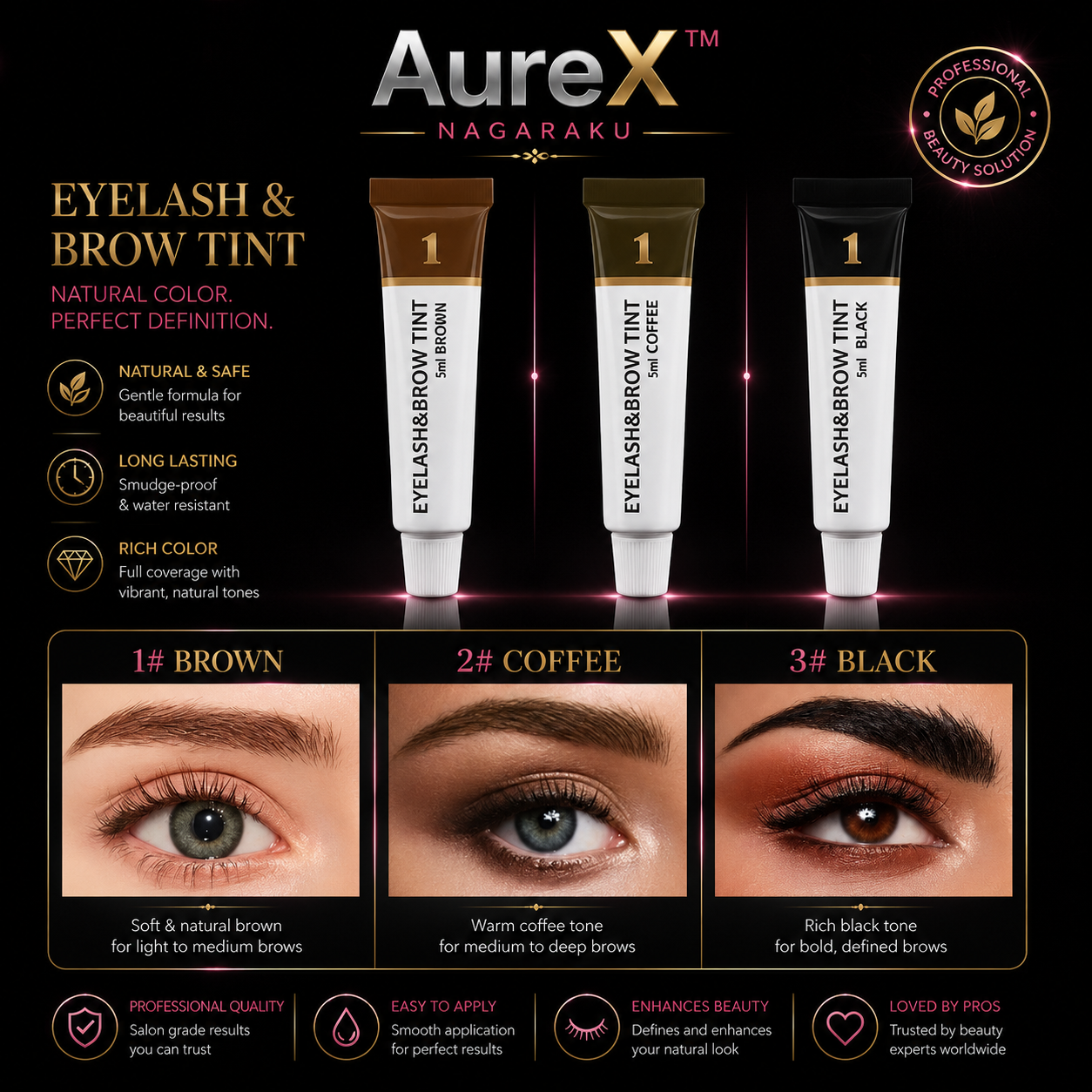 AureX™ Brow & Lash Tint Kit