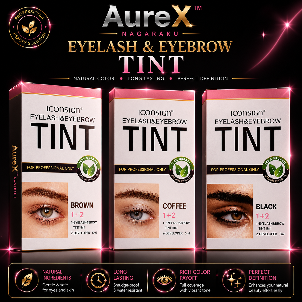AureX™ Brow & Lash Tint Kit