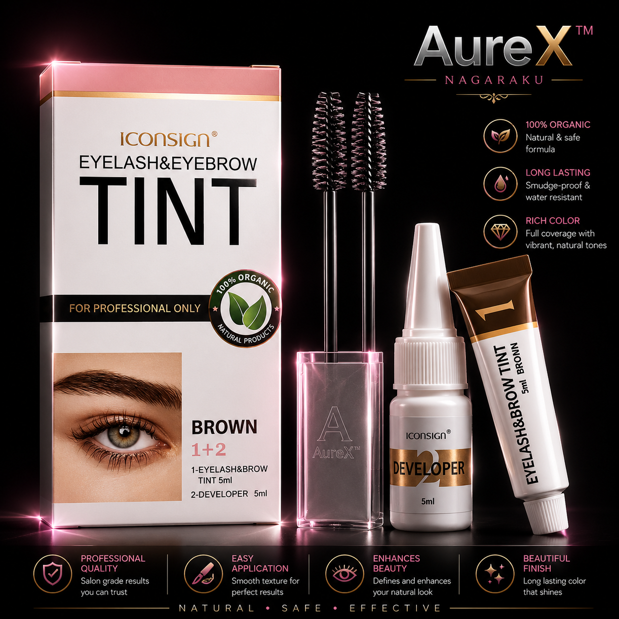 AureX™ Brow & Lash Tint Kit