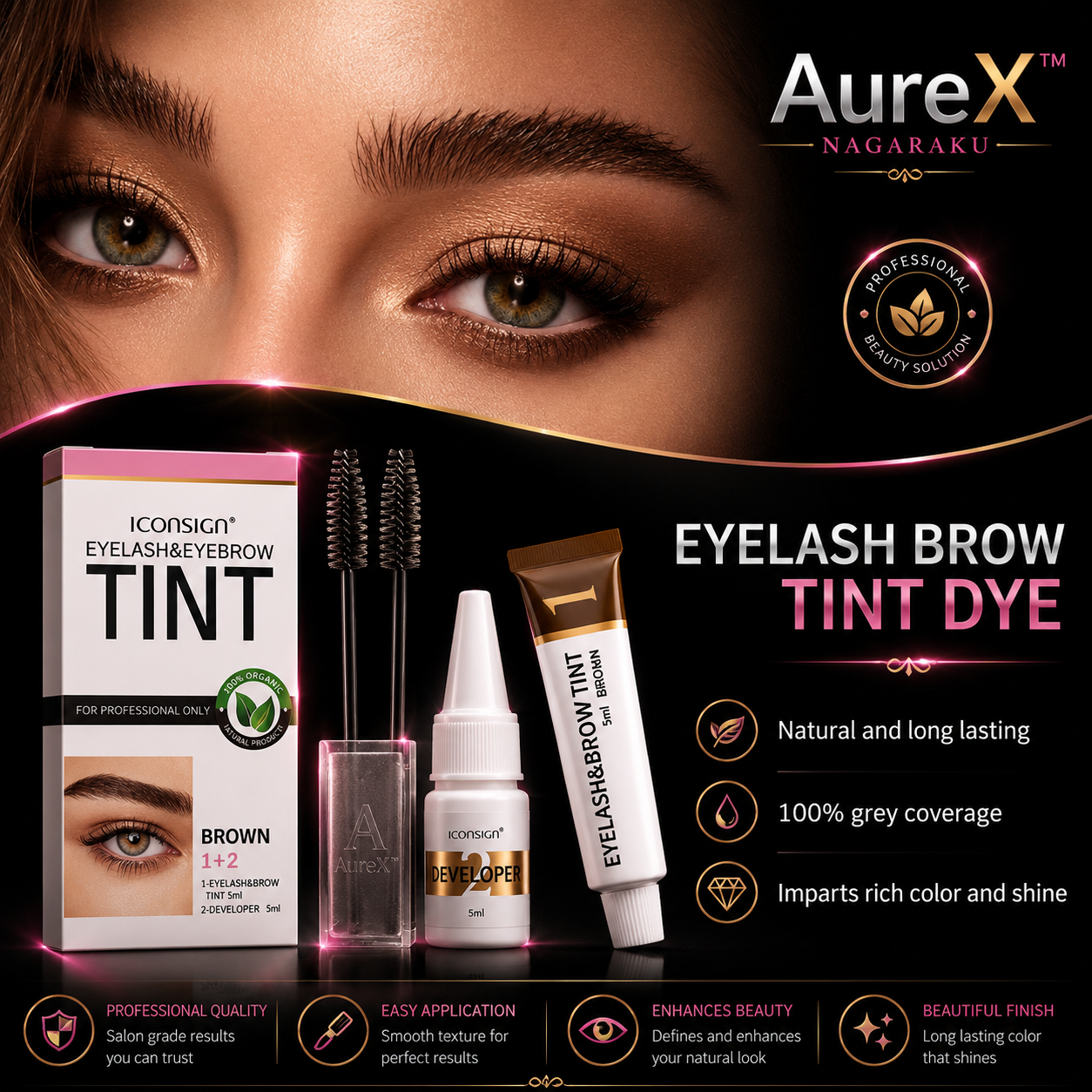 AureX™ Brow & Lash Tint Kit