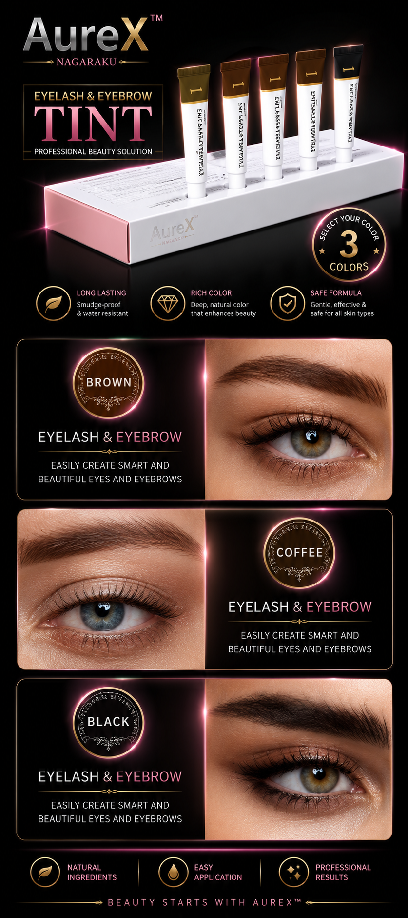 AureX™ Brow & Lash Tint Kit