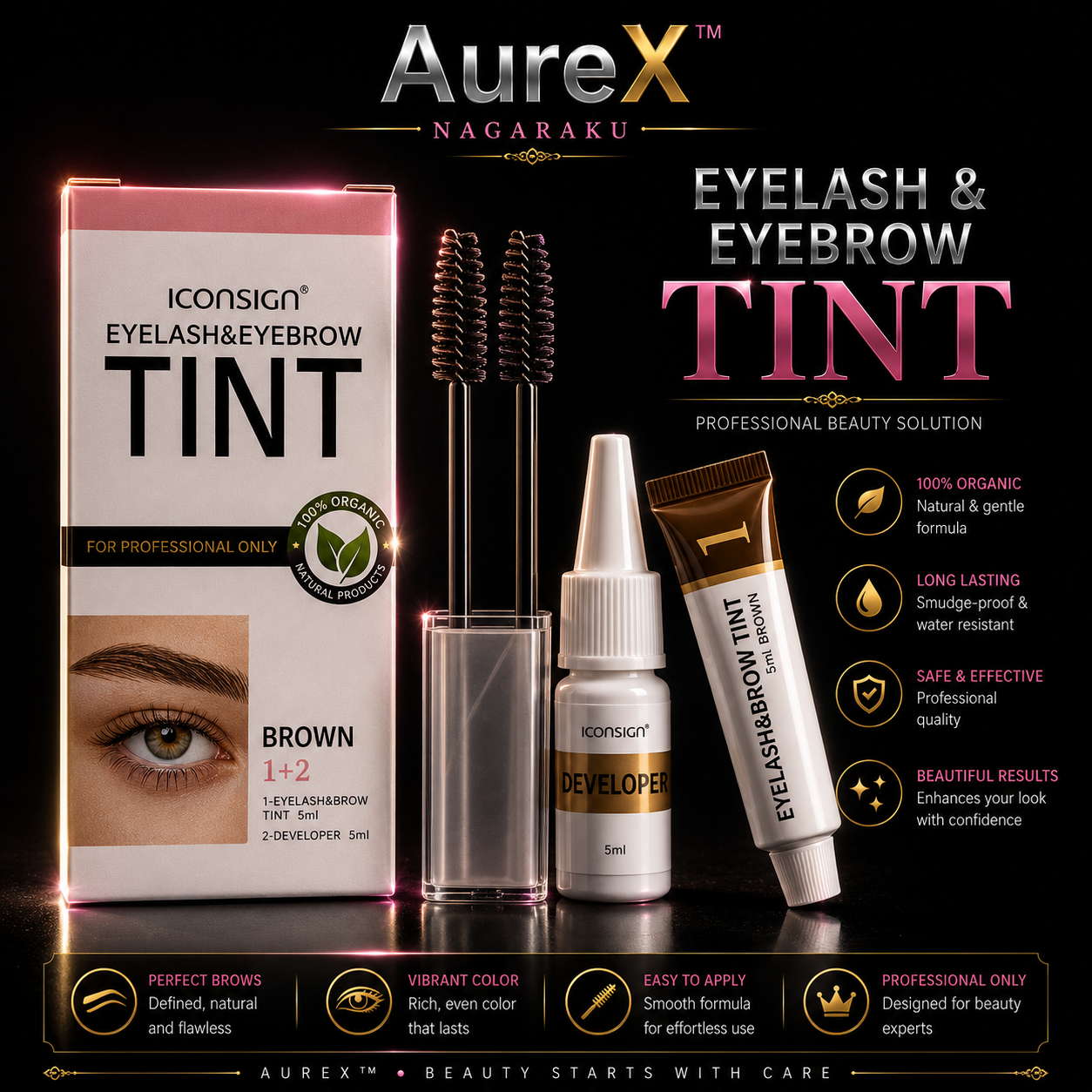 AureX™ Brow & Lash Tint Kit