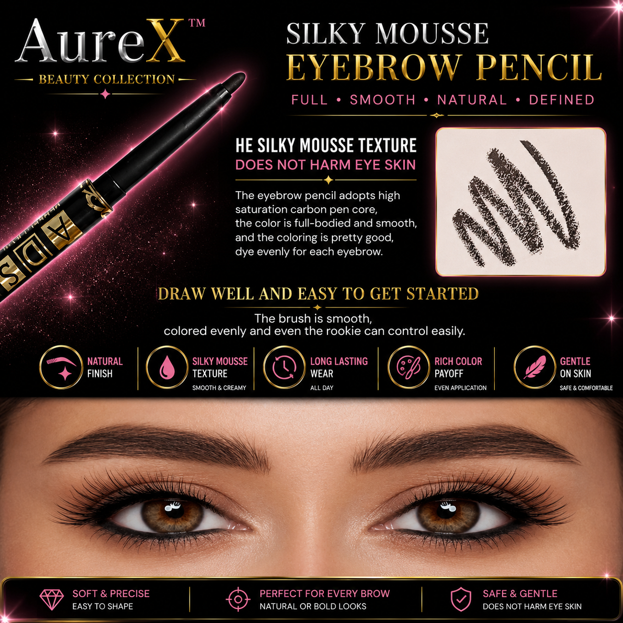 AureX™ Precision Eyeliner Set