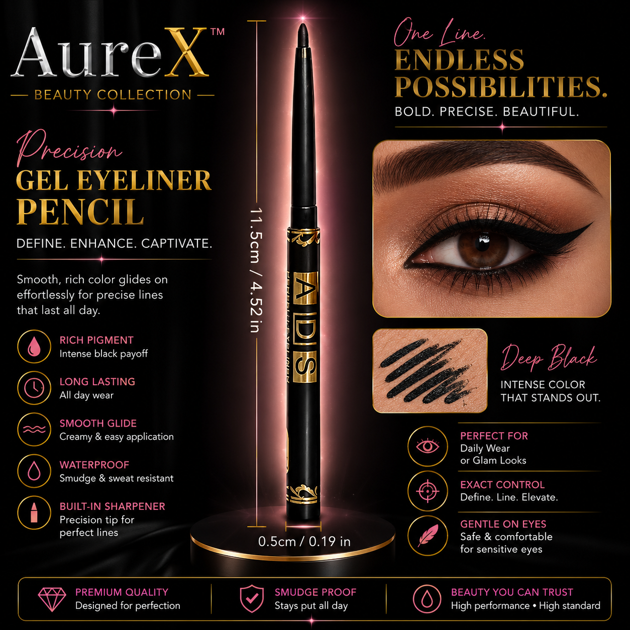 AureX™ Precision Eyeliner Set