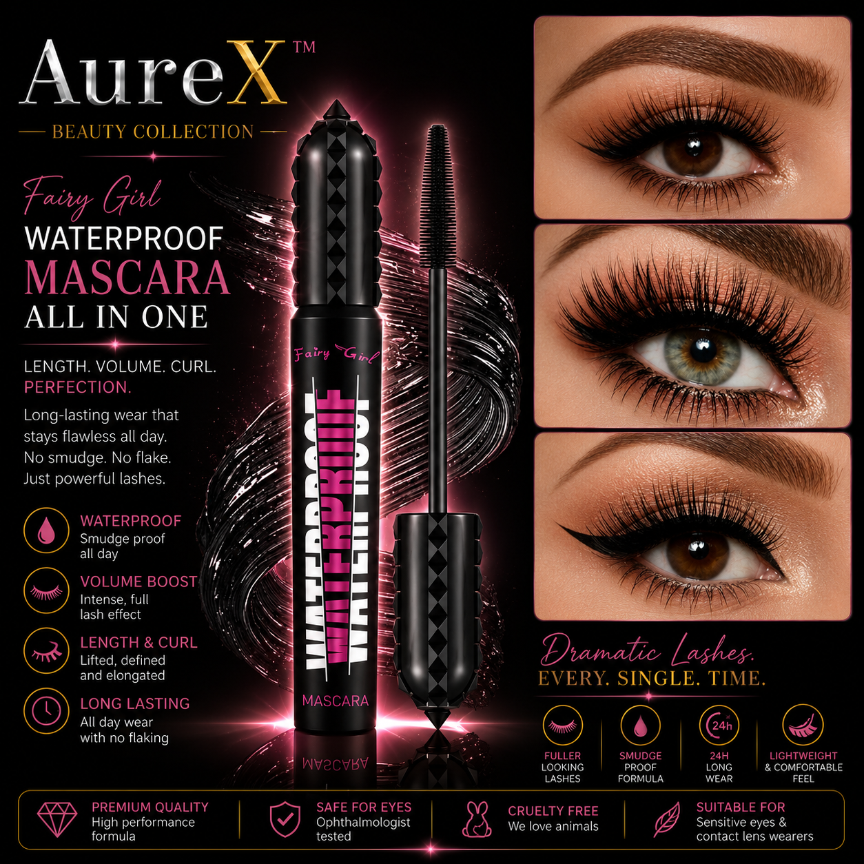 AureX™ Korean 4D Lash Mascara