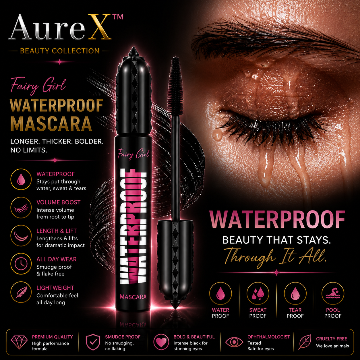 AureX™ Korean 4D Lash Mascara