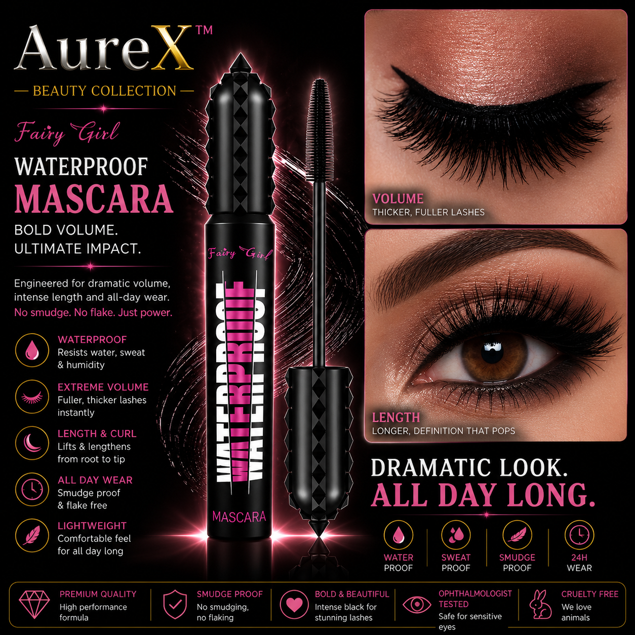 AureX™ Korean 4D Lash Mascara
