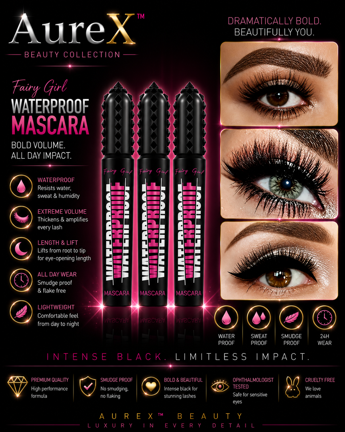 AureX™ Korean 4D Lash Mascara