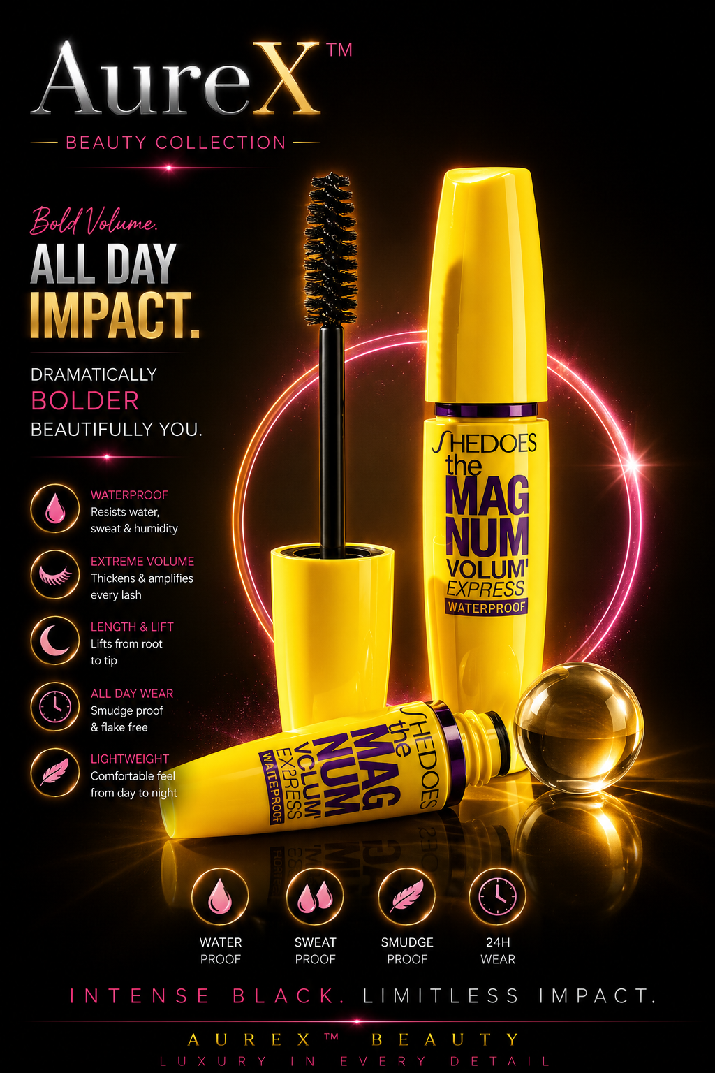 AureX™ 4D Volume Lash Mascara