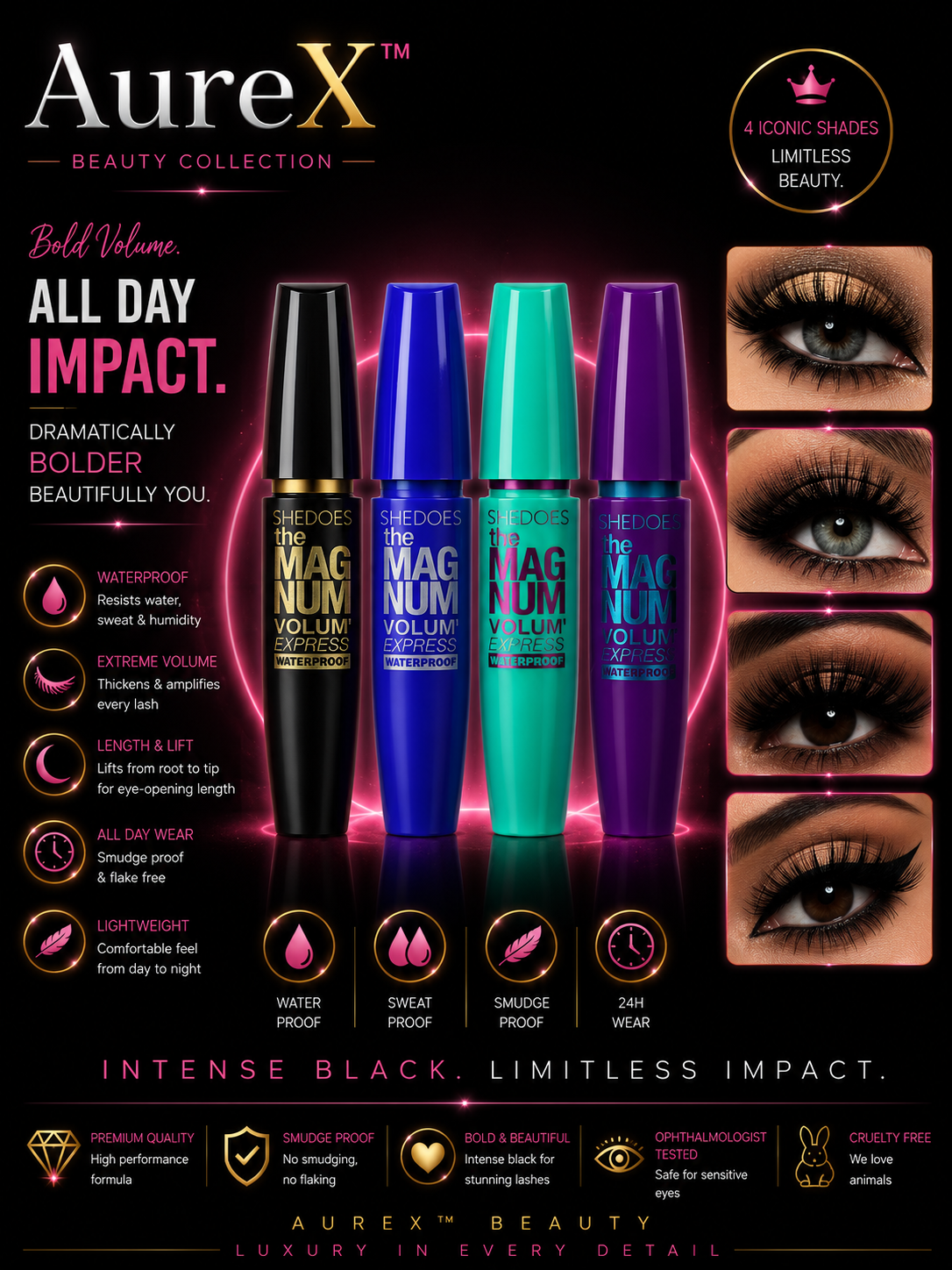AureX™ 4D Volume Lash Mascara