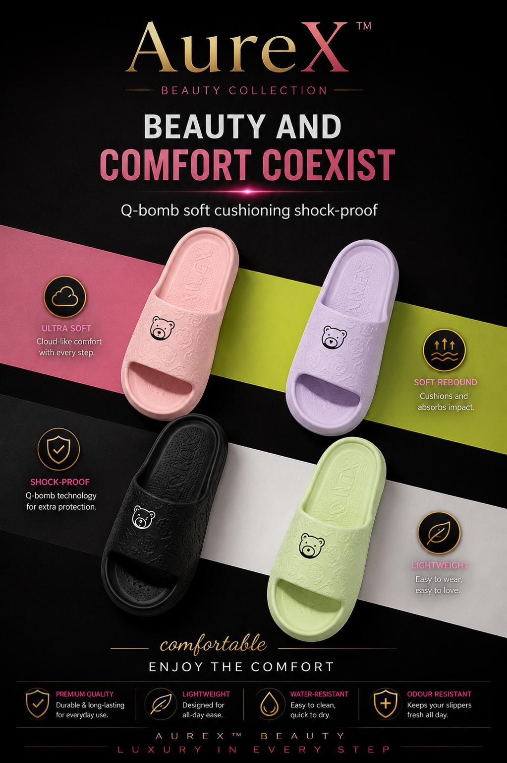 AureX™ Summer EVA Non-Slip Slippers