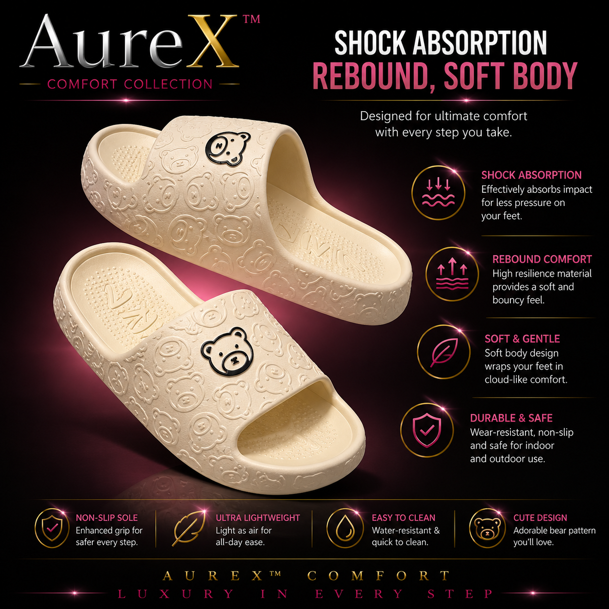 AureX™ Summer EVA Non-Slip Slippers