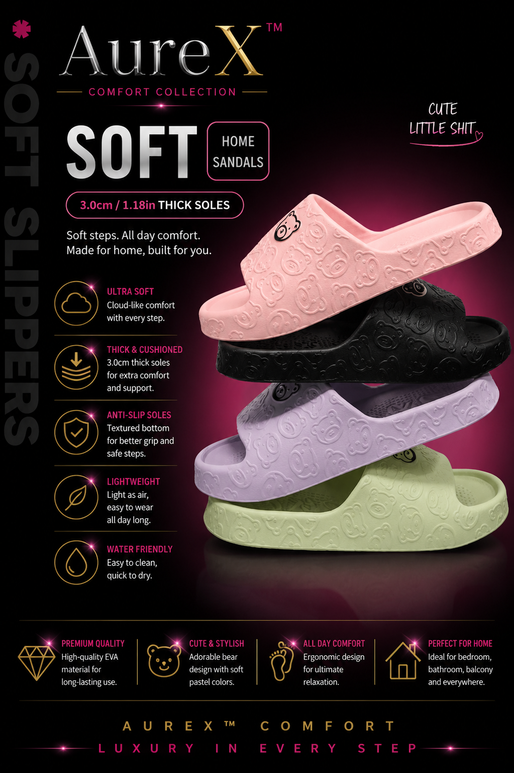 AureX™ Summer EVA Non-Slip Slippers