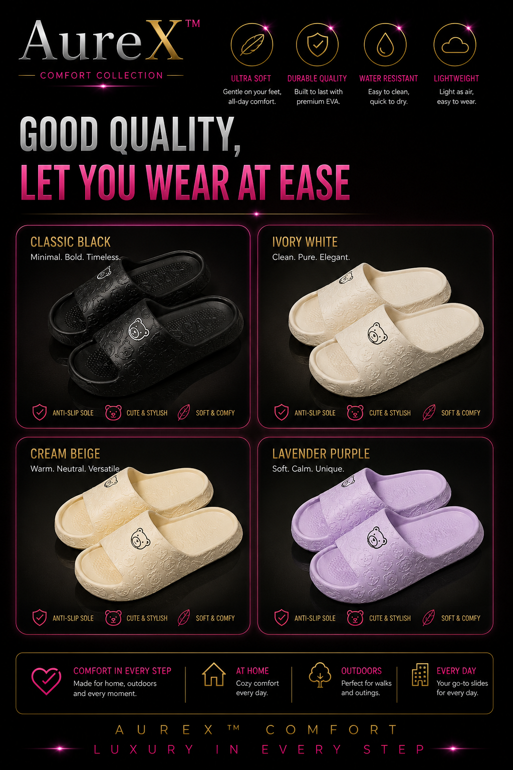 AureX™ Summer EVA Non-Slip Slippers