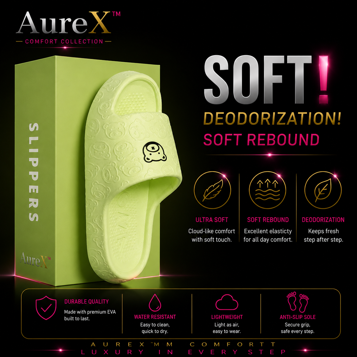 AureX™ Summer EVA Non-Slip Slippers