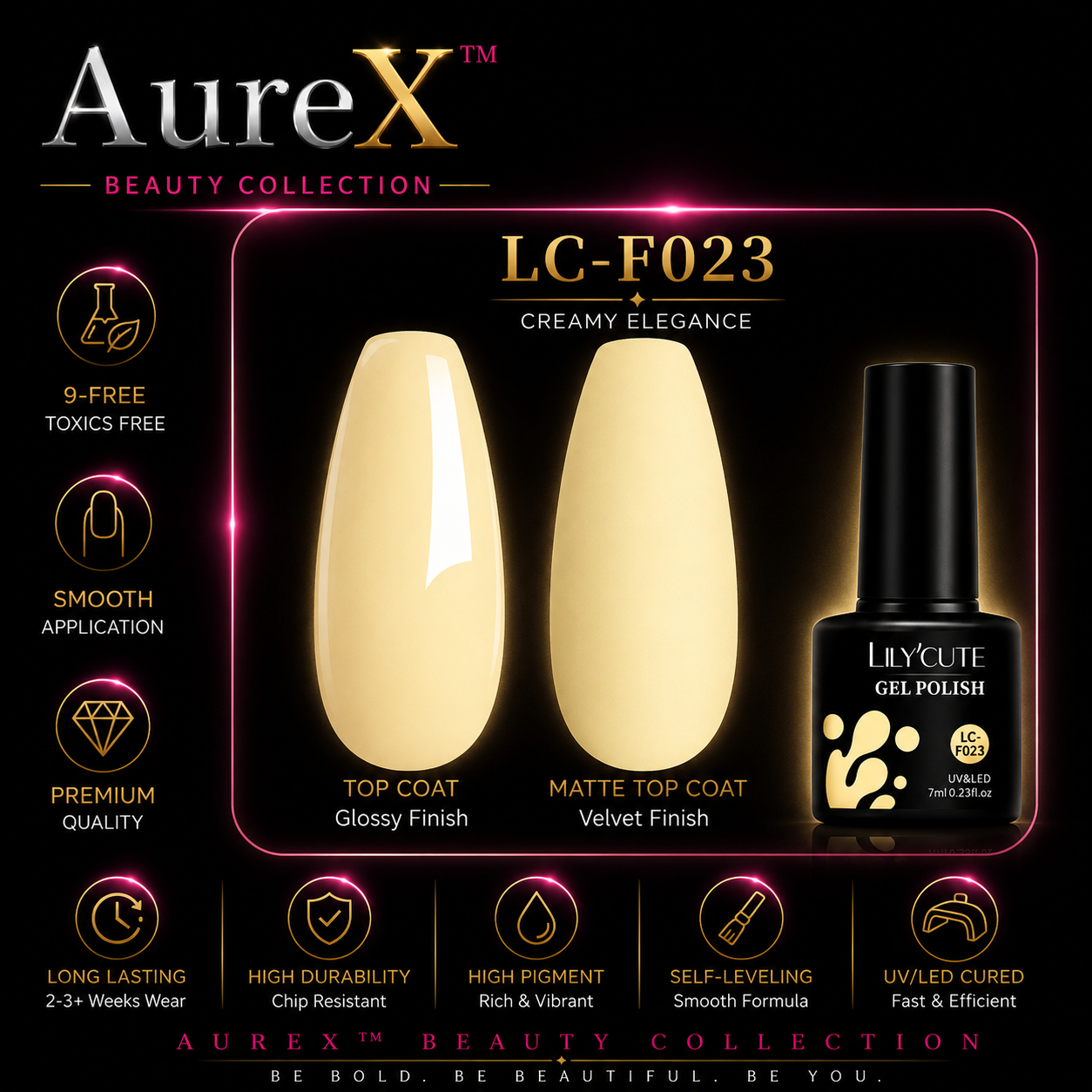 AureX™ 129-Color Gel Nail Set