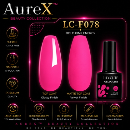 AureX™ 129-Color Gel Nail Set