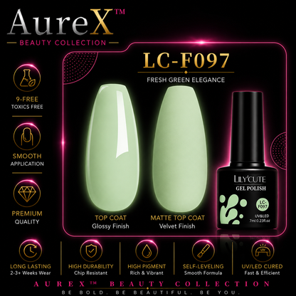 AureX™ 129-Color Gel Nail Set