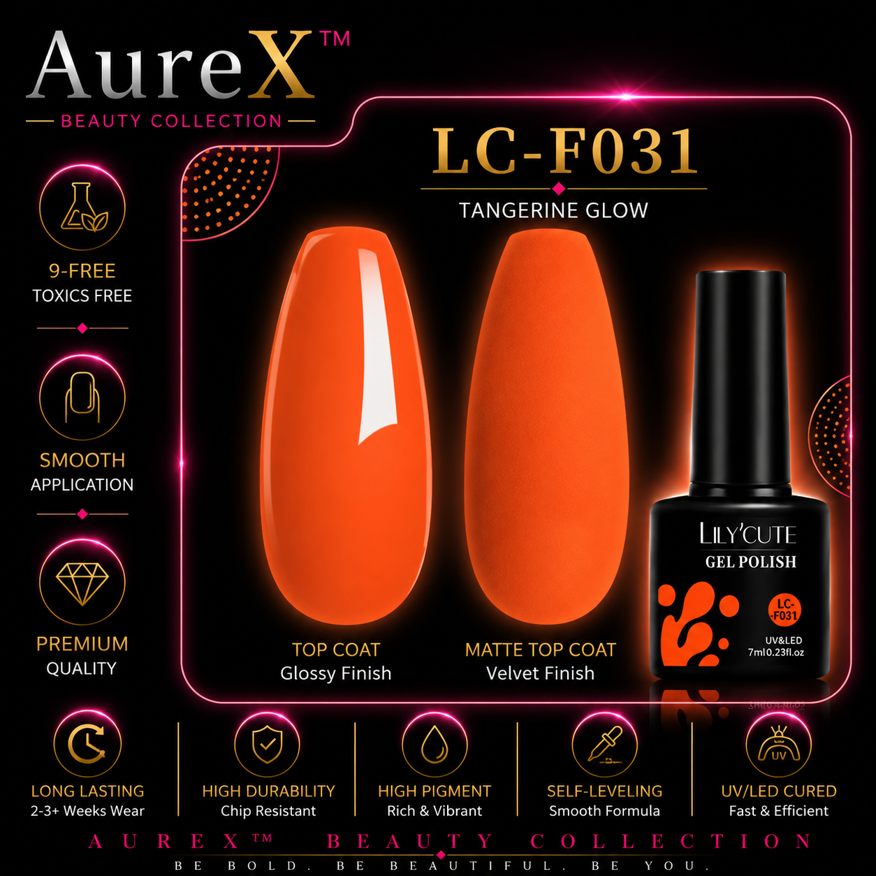 AureX™ 129-Color Gel Nail Set