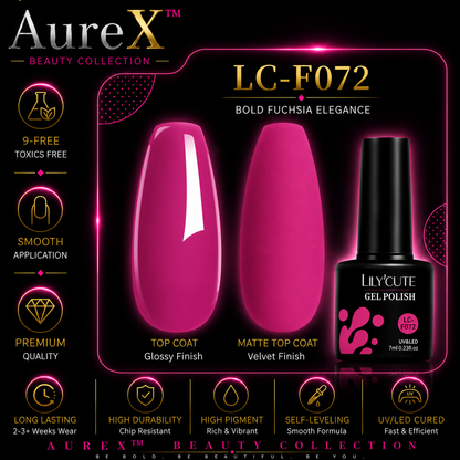 AureX™ 129-Color Gel Nail Set