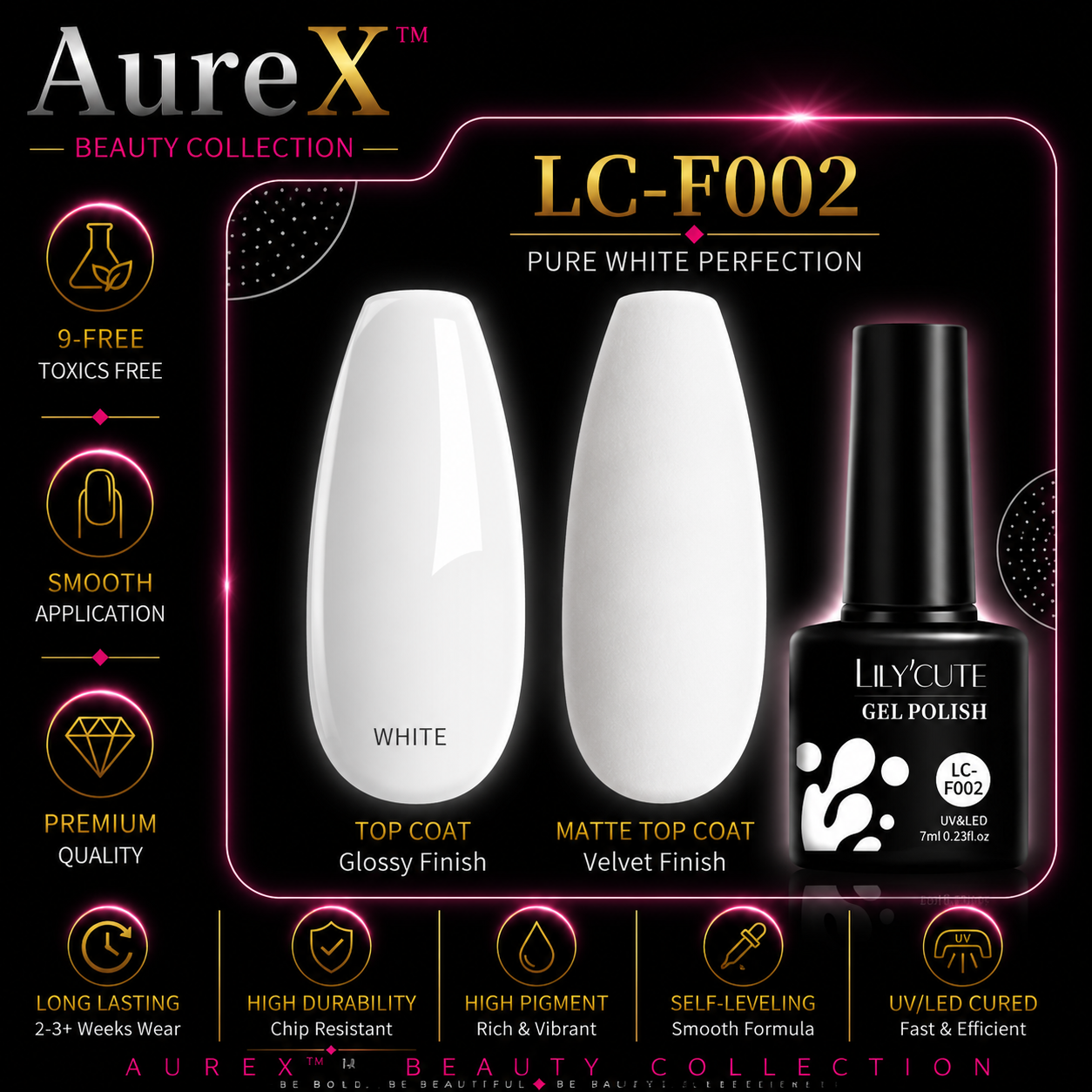 AureX™ 129-Color Gel Nail Set