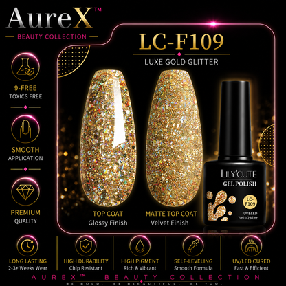 AureX™ 129-Color Gel Nail Set