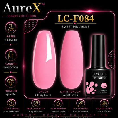 AureX™ 129-Color Gel Nail Set