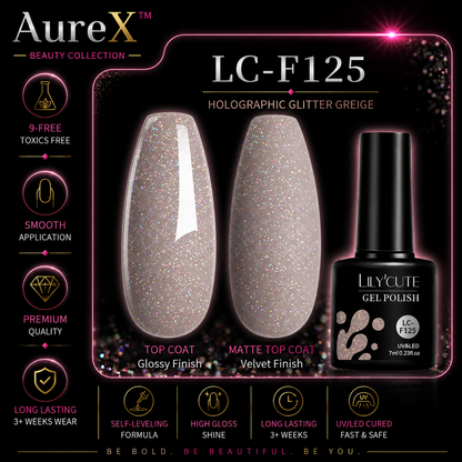 AureX™ 129-Color Gel Nail Set