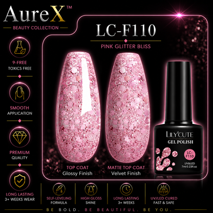 AureX™ 129-Color Gel Nail Set