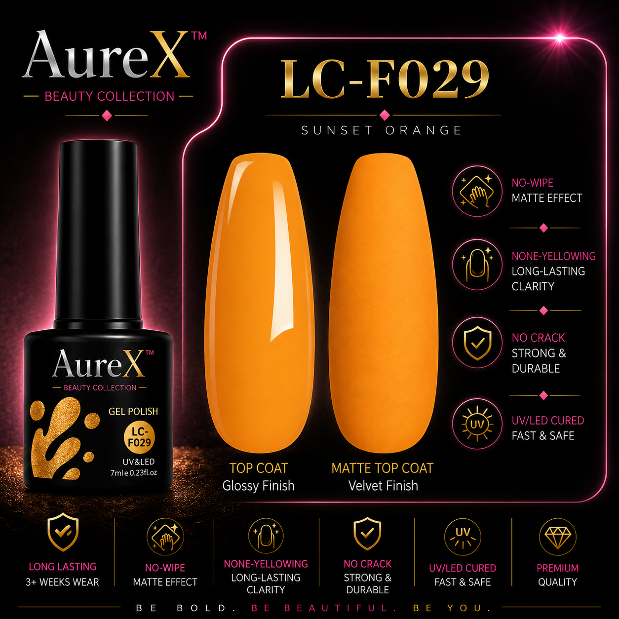 AureX™ 129-Color Gel Nail Set