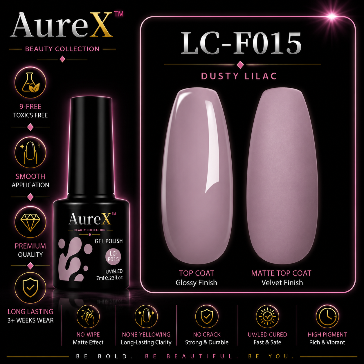 AureX™ 129-Color Gel Nail Set