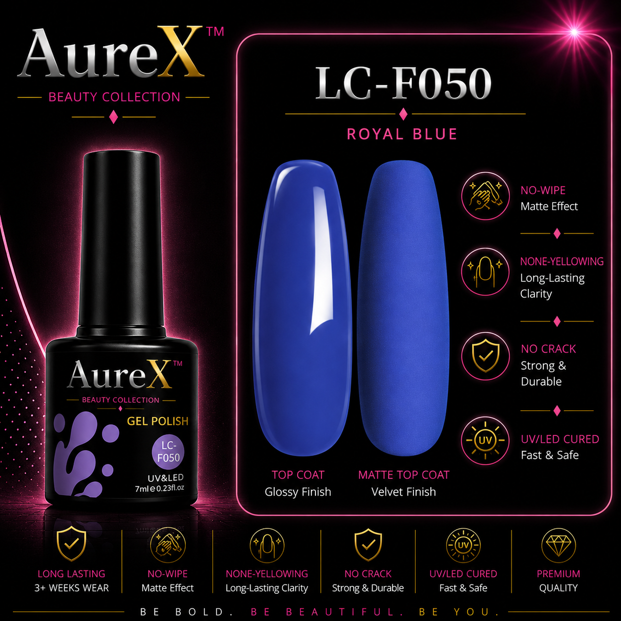 AureX™ 129-Color Gel Nail Set