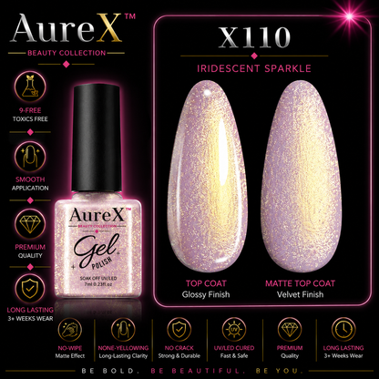 AureX™ 129-Color Gel Nail Set