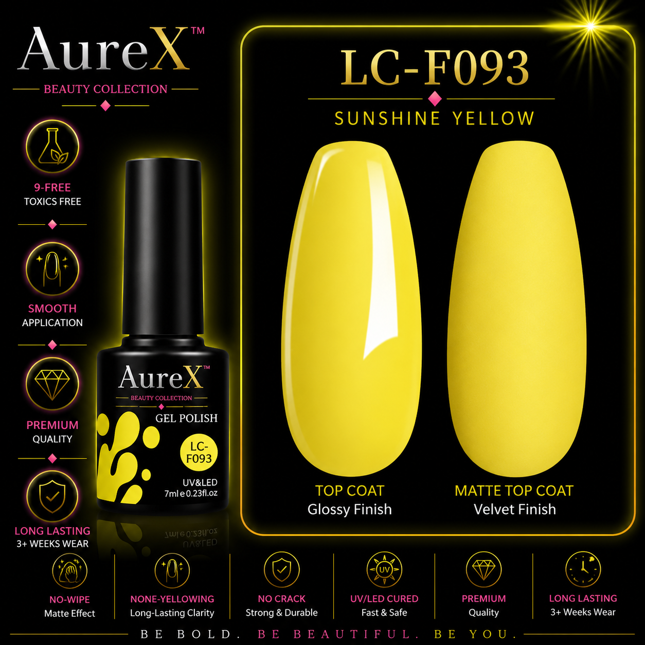 AureX™ 129-Color Gel Nail Set