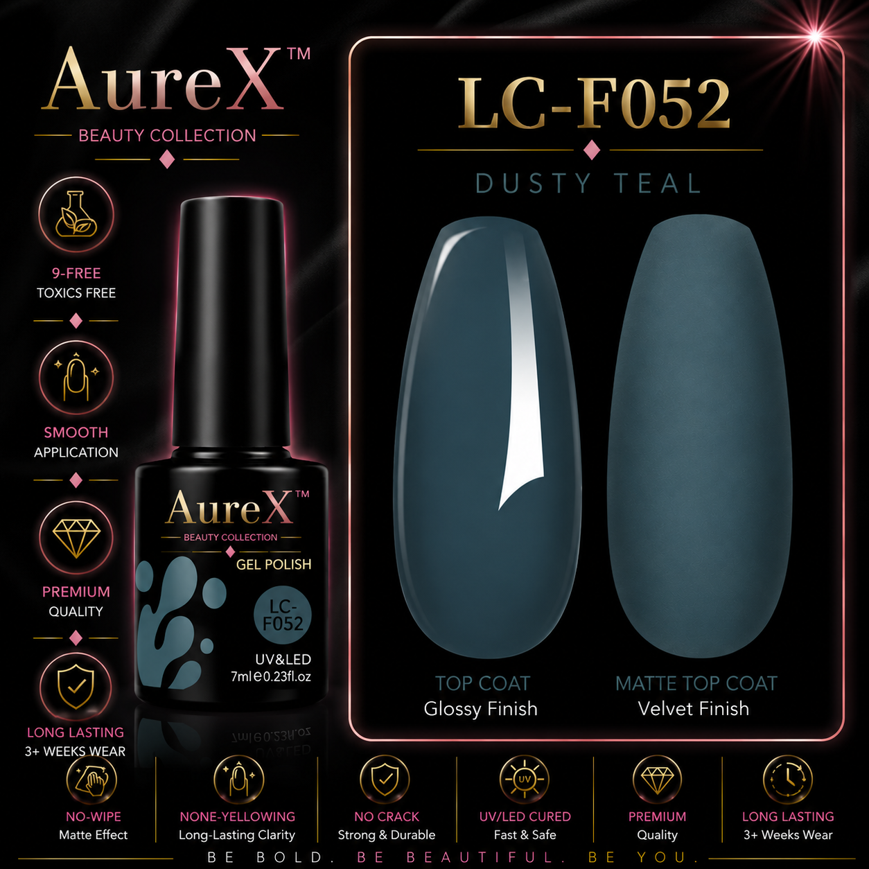 AureX™ 129-Color Gel Nail Set